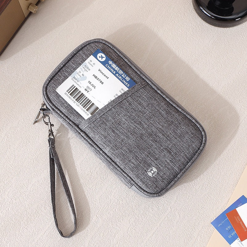Portafoglio Rfid Organizzatore Passaporti Famiglia Viaggio - Vesarelli