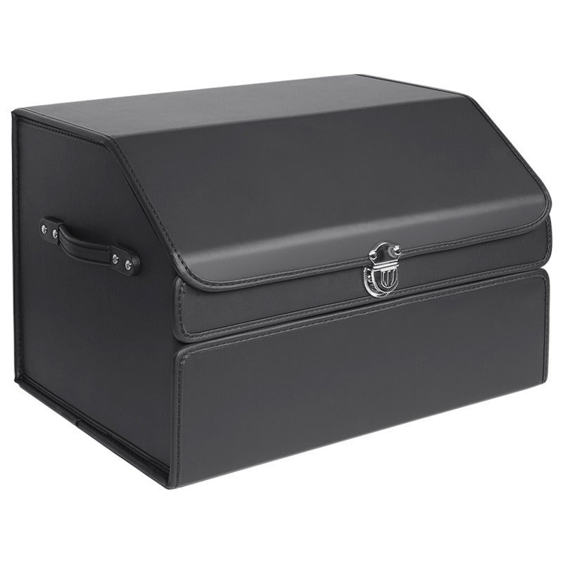 Organizer Auto Portaoggetti in Pelle Multifunzionale Rigido