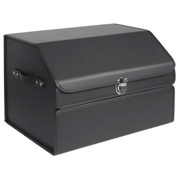 Organizer Auto Portaoggetti in Pelle Multifunzionale Rigido