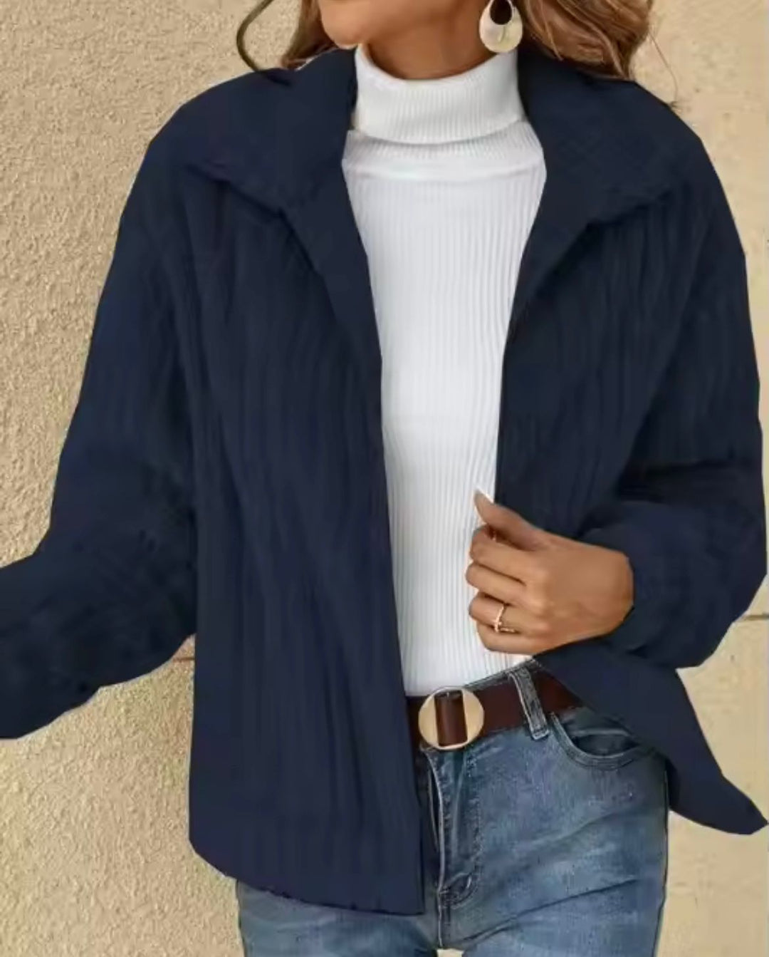 Giacca Donna Teddy con Cappuccio Elegante e Comoda