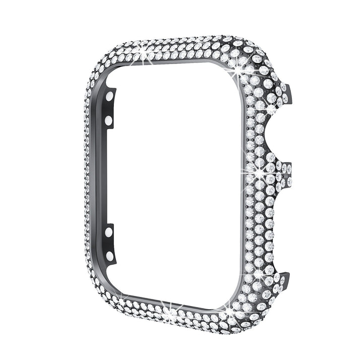 Cover in cristalli per Apple Watch, elegante e scintillante, compatibile con modelli da 44mm. Accessorio di lusso per smartwatch, design glamour.