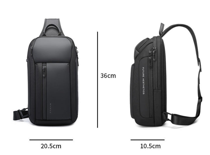 Zaino Business Unisex Impermeabile Porta USB per Laptop