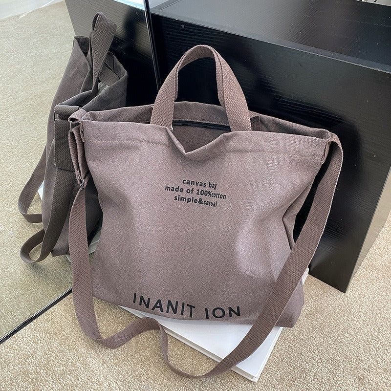 Borsa a Tracolla Donna in Tela Stile Retrò
