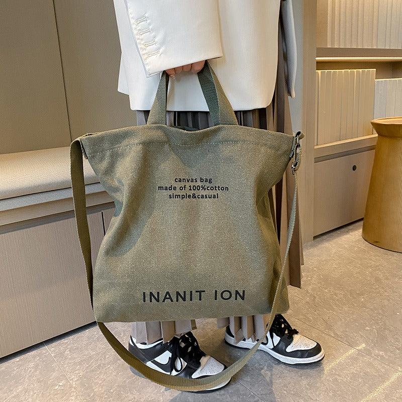 Borsa a Tracolla Donna in Tela Stile Retrò
