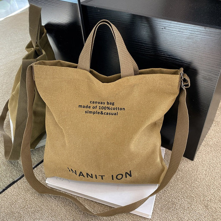 Borsa a Tracolla Donna in Tela Stile Retrò