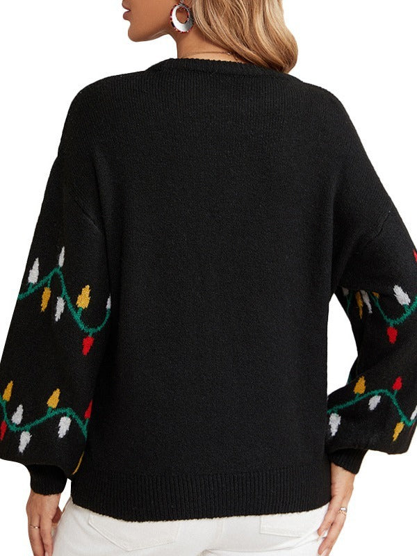 Maglione Donna Casual Caldo Manica Lunga