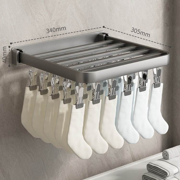 Stendibiancheria Tre Ante con Aste e Clip Organizer Salvaspazio - Vesarelli