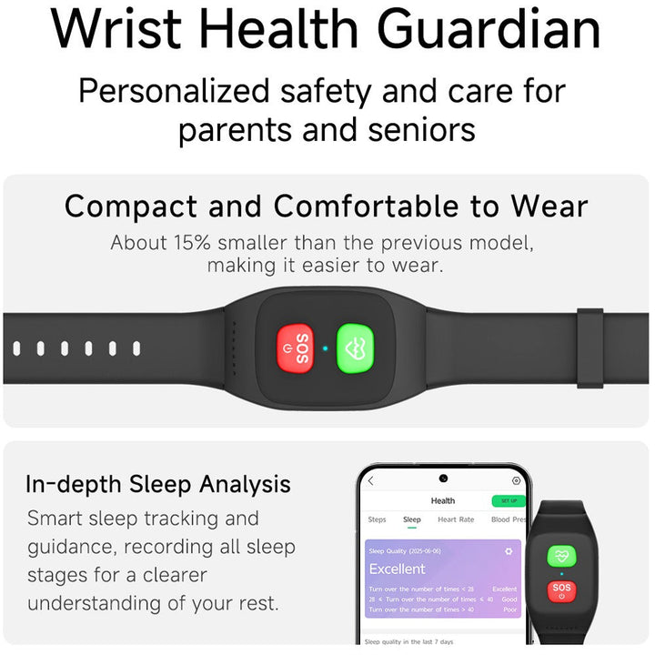 Smartwatch Unisex GPS 4G con Localizzatore SOS e Monitoraggio Salute