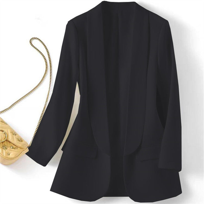 Blazer Donna Aperto Davanti Vestibilità Elegante
