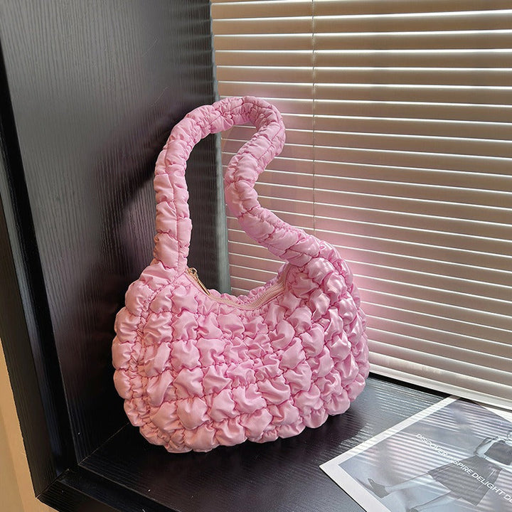 Borsa Tracolla Donna in Nylon Leggera e Capiente - Vesarelli