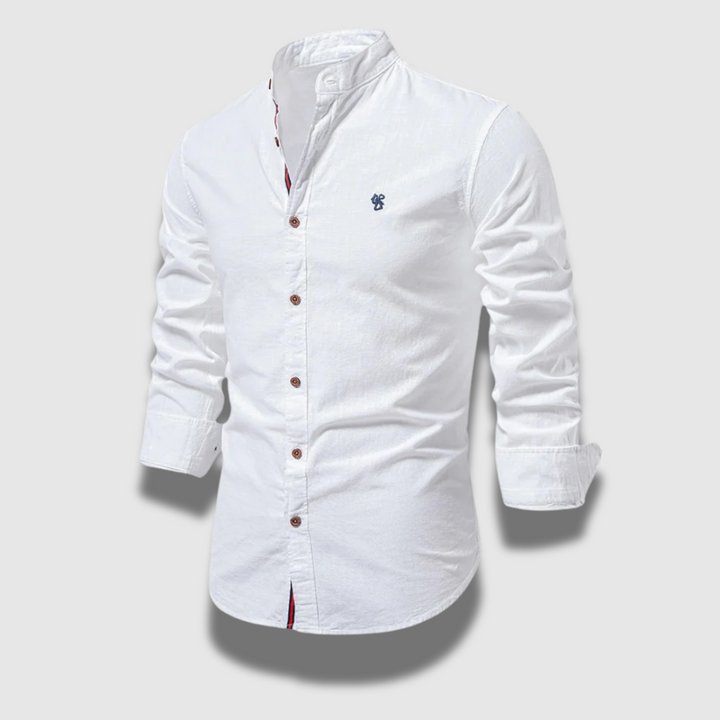 Camicia Uomo Maniche Lunghe Tessuto Resistente e Confortevole