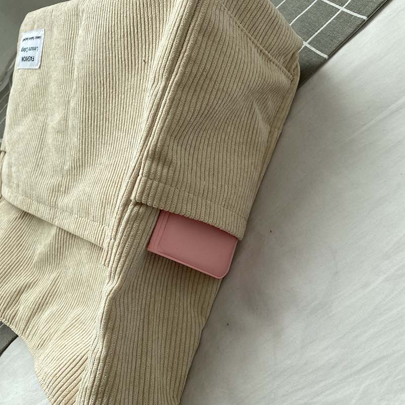 Borsa Tracolla Donna in Velluto a Coste Classica
