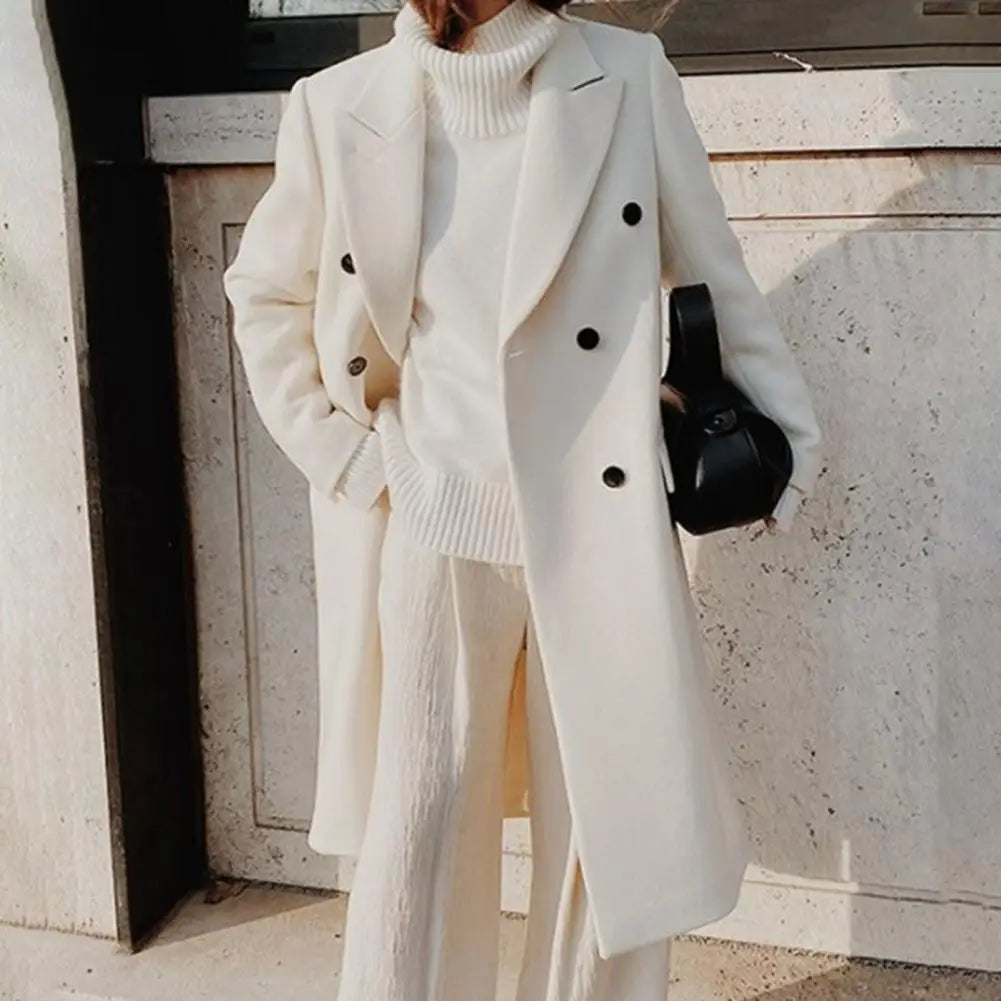 Cappotto Donna in Lana Stile Elegante