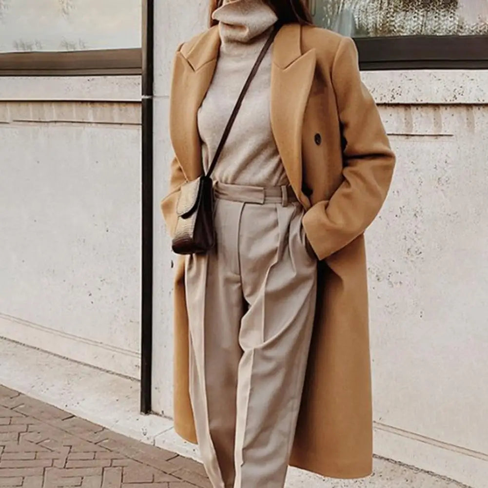 Cappotto Donna in Lana Stile Elegante