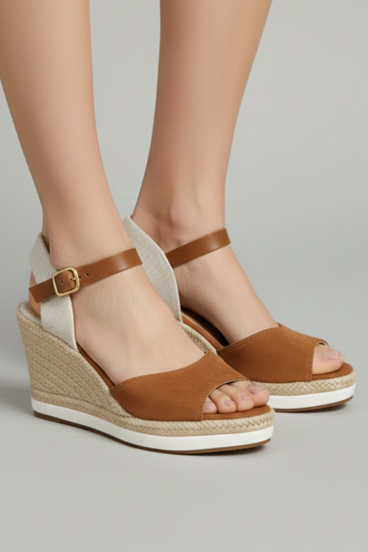 Espadrillas Donna Punta Chiusa Sandali Cinturino Slingback