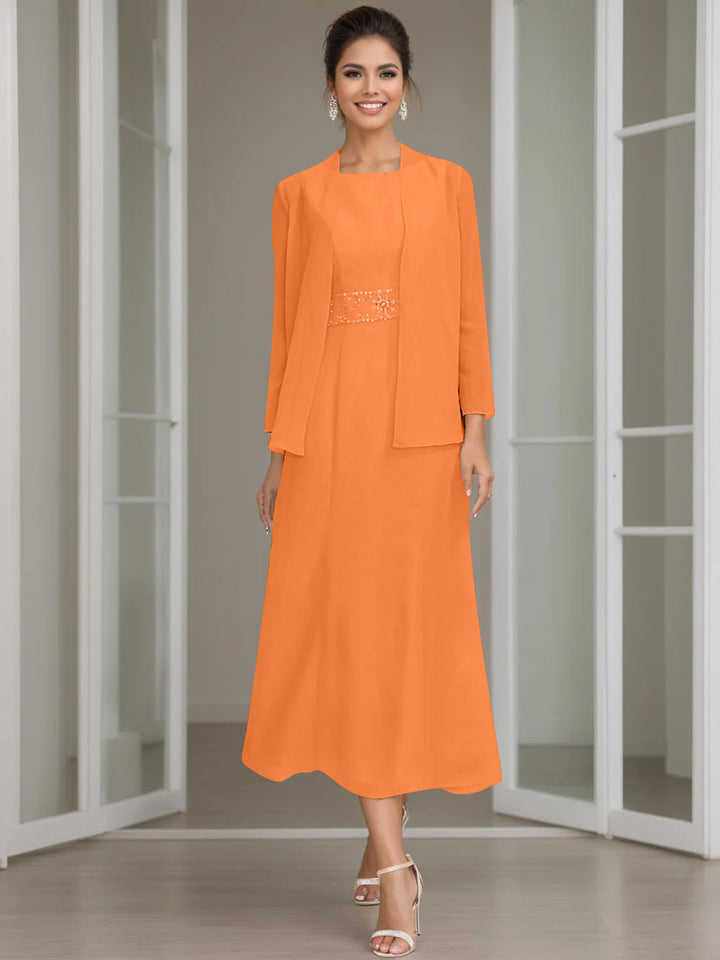 Abito Formale Donna Tessuto Leggero Scollo a V Elegante