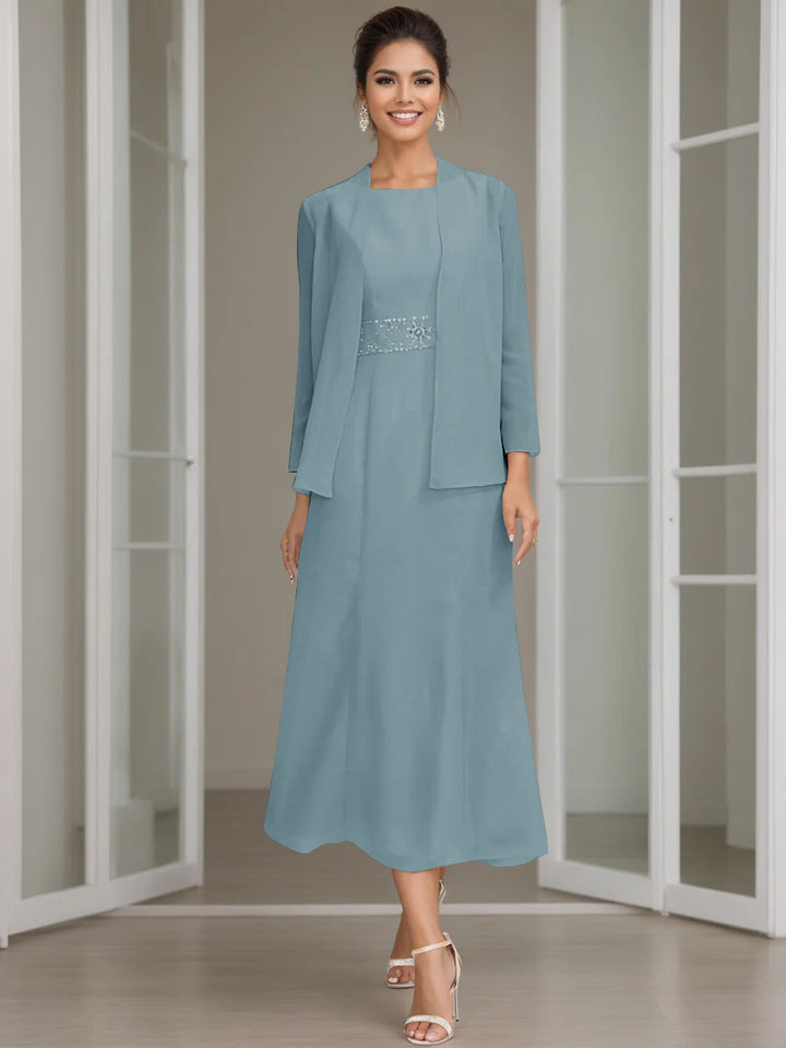 Abito Formale Donna Tessuto Leggero Scollo a V Elegante