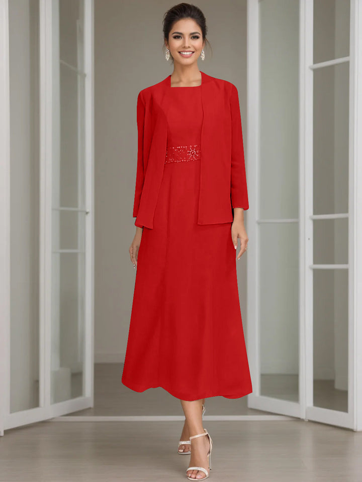 Abito Formale Donna Tessuto Leggero Scollo a V Elegante