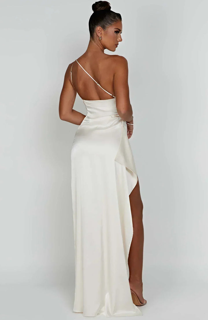 Abito Cerimonia Donna Spacco Alto Elegante