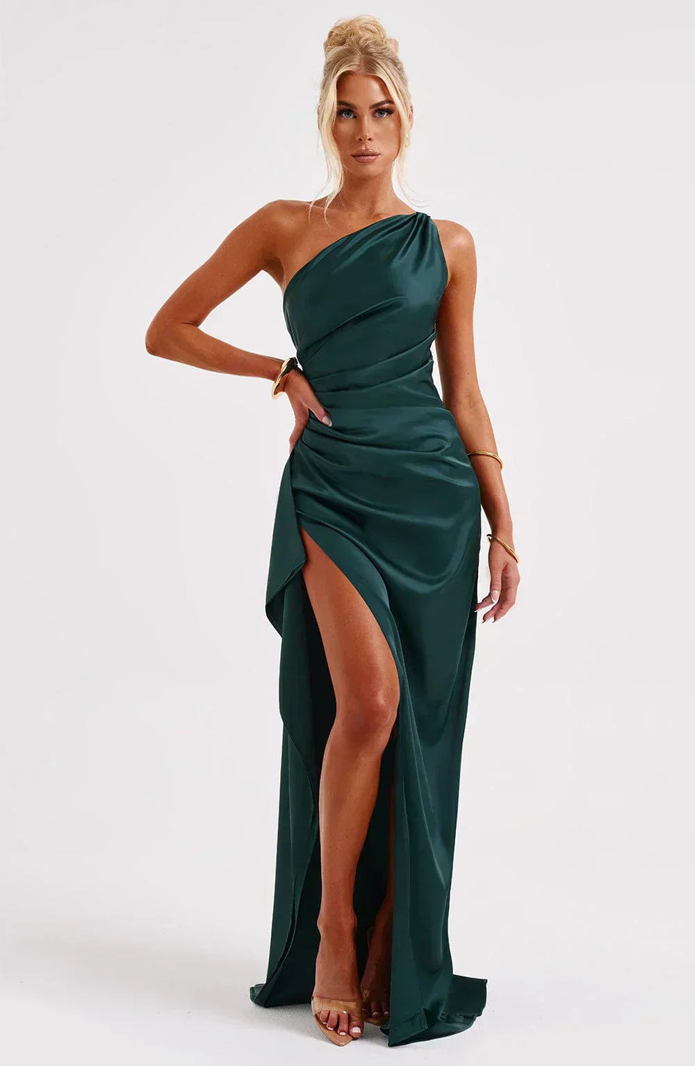 Abito Cerimonia Donna Spacco Alto Elegante