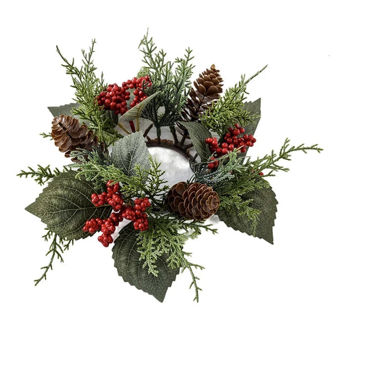 Centrotavola Portacandele Decorativo per Natale Elegante - Vesarelli