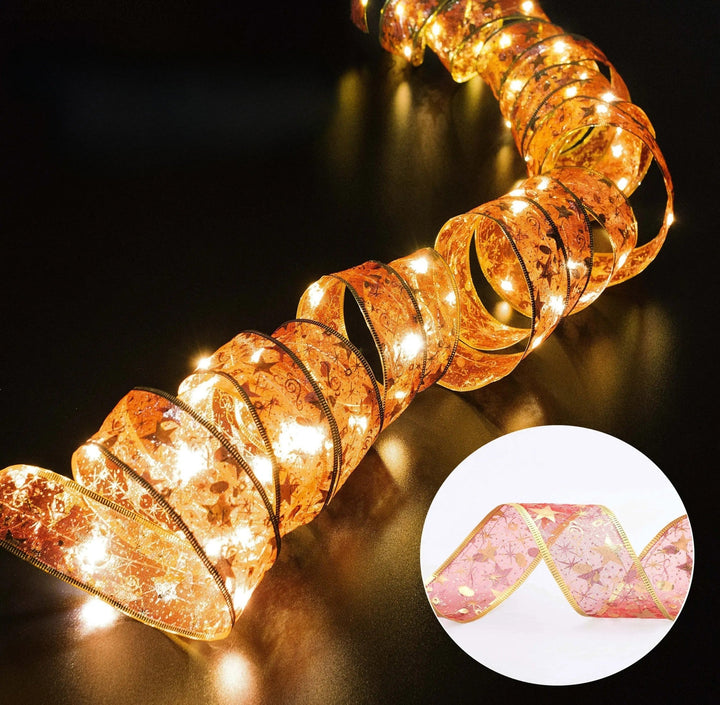 XmasSlinger | Set di luci natalizie a LED e nastri per decorazioni 7