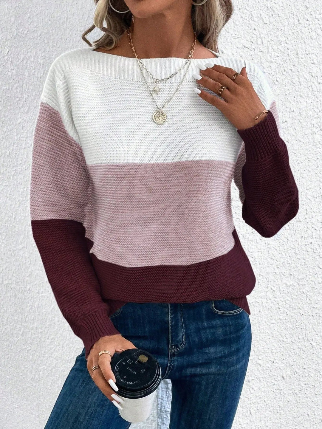 Maglione Donna Lavorato a Maglia Estivo Stile Chic - Vesarelli