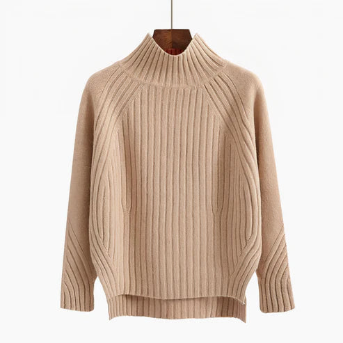 Maglione Donna Dolcevita Lana Morbido Caldo - Vesarelli