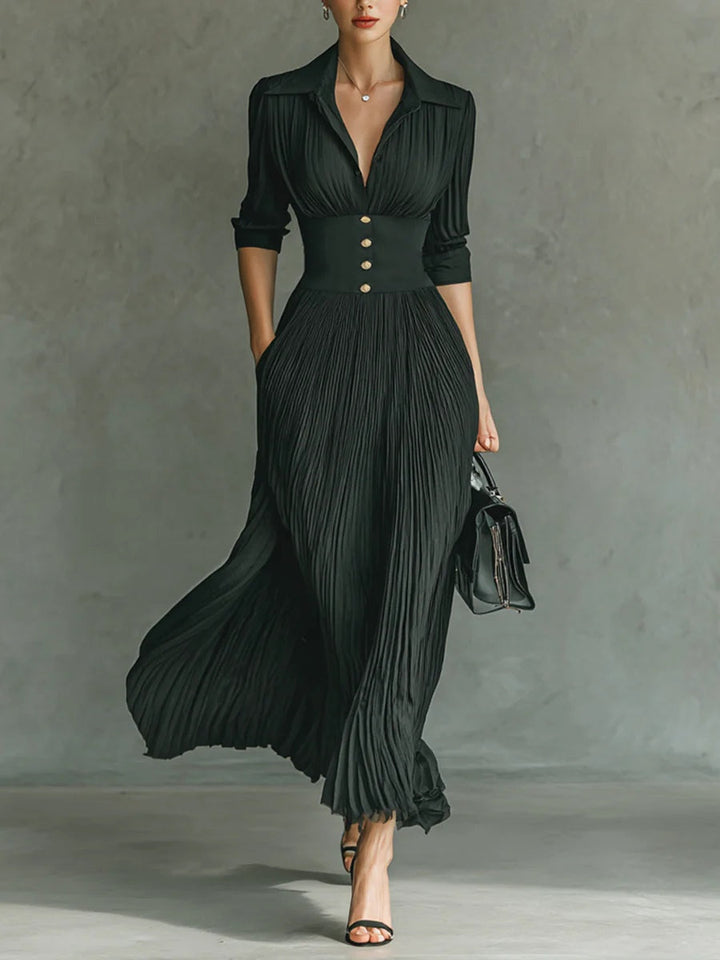 Abito Maxi Donna Elegante Tessuto Morbido Aderente