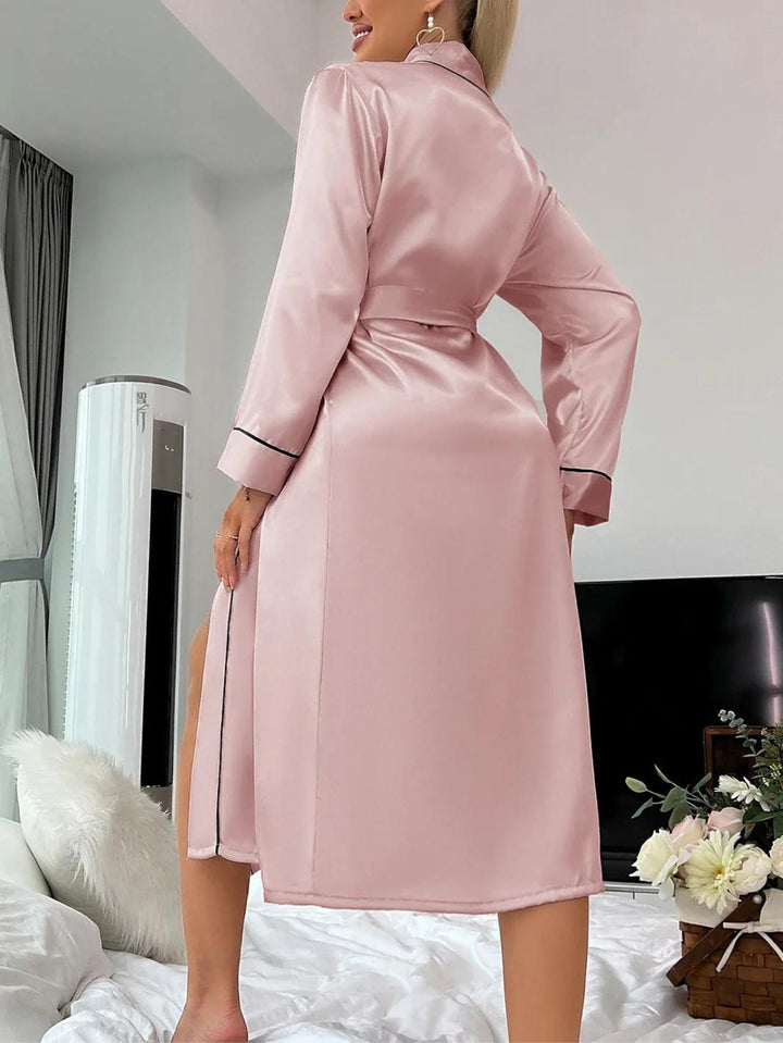 Kimono Donna Accappatoio in Raso Morbido Leggero Classico