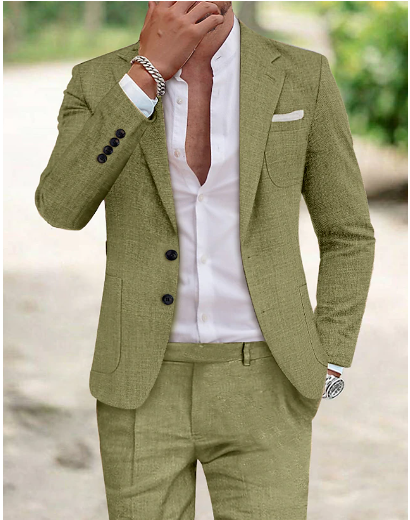 Abito Uomo Estivo Elegante Tessuto Leggero Vestibilità Confortevole - Vesarelli