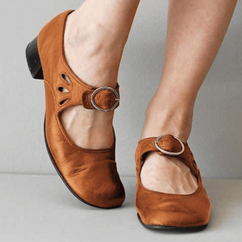 Sandalo Donna Pelle Sintetica Comodo Elegante - Vesarelli
