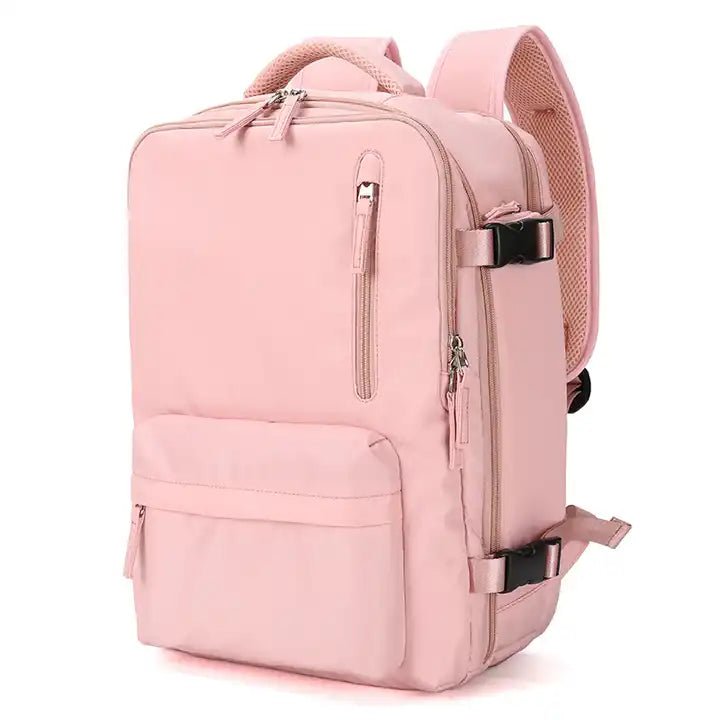 Zaino Impermeabile da Viaggio con Spallacci Ergonomici e Scomparto per Laptop Fino a 17 Pollici – 25 Litri, Nero/Blu/Nero Oliva 3