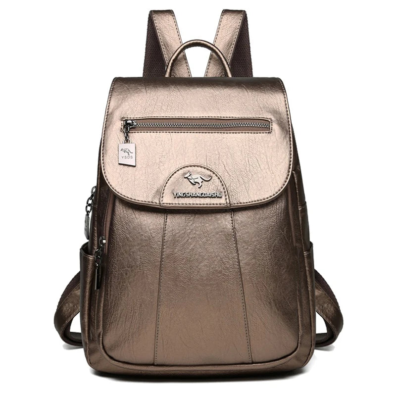 Zaino antifurto versatile da donna, grande capacità, tessuto resistente 4