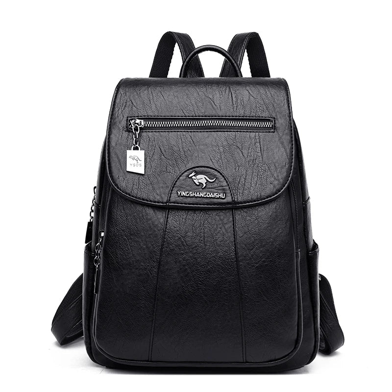 Zaino antifurto versatile da donna, grande capacità, tessuto resistente 7