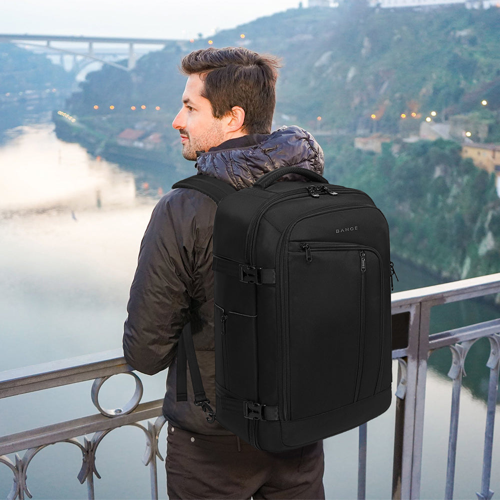 Zaino da viaggio BANGE Overnight, borsa da weekend da 40 litri con approvazione di volo FAA 6