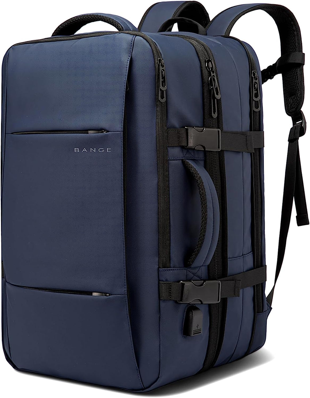 Zaino da viaggio BANGE Weekender, zaino da viaggio espandibile da 45 litri per aerei, zaino convertibile da viaggio, zaino per laptop da 17,3" resistente all'acqua per uomini e donne... 6