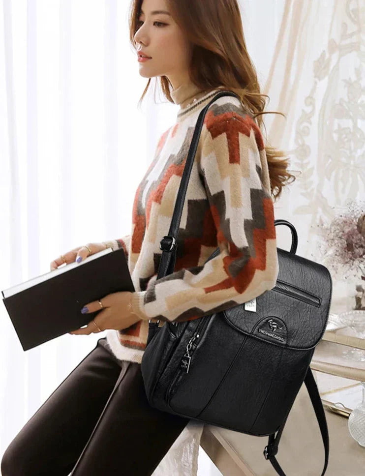 Zaino elegante da donna in tessuto resistente e di alta qualità 2