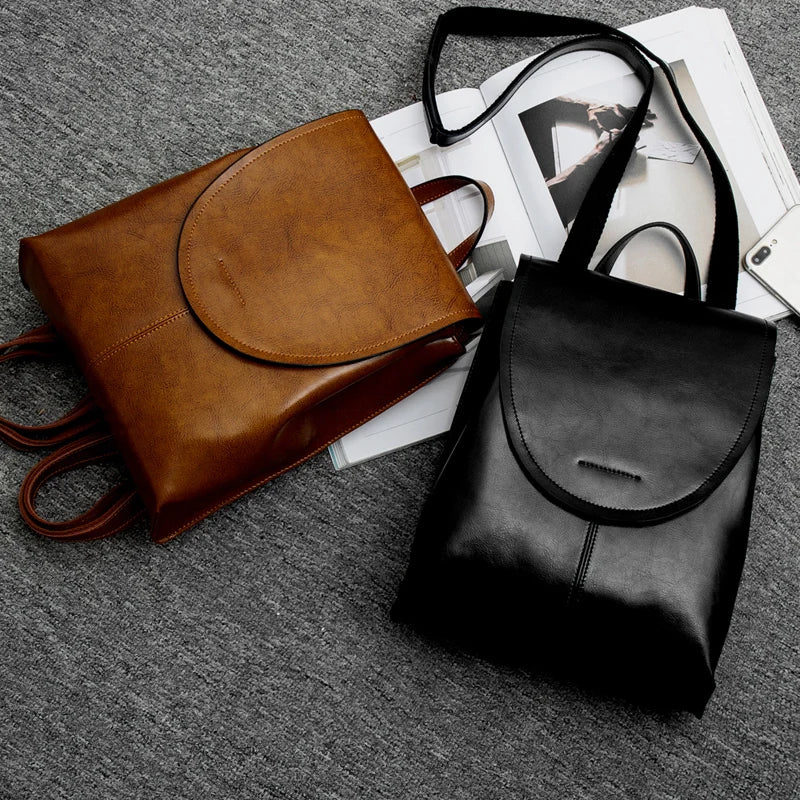 Zaino elegante da donna per laptop, per lavoro e viaggi, in tessuto resistente 1