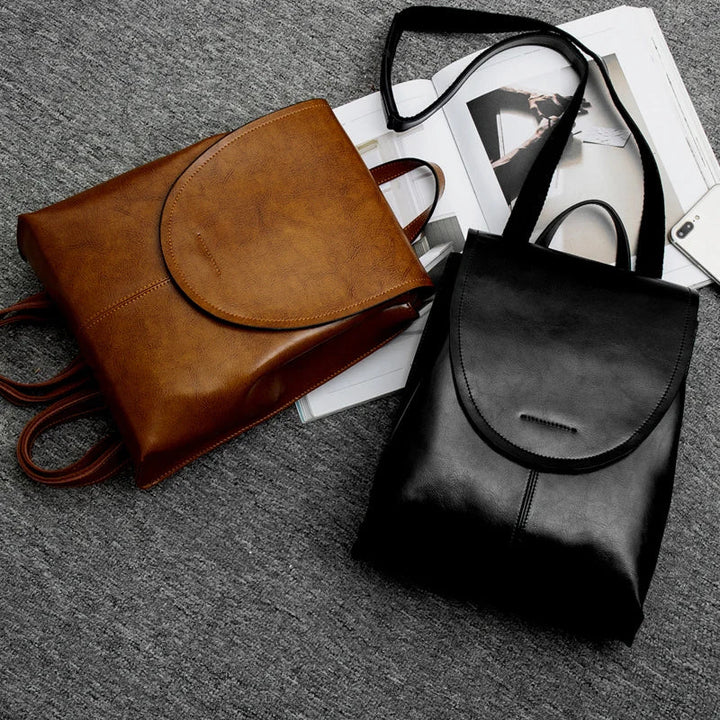 Zaino elegante da donna per laptop, per lavoro e viaggi, in tessuto resistente 1