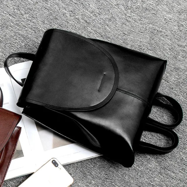 Zaino elegante da donna per laptop, per lavoro e viaggi, in tessuto resistente 6