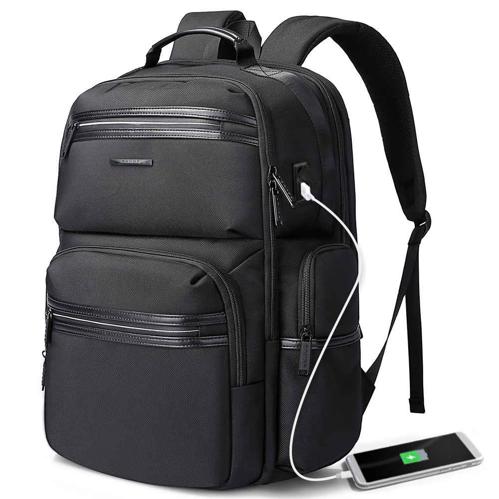 Zaino Uomo per Laptop Business con Porta USB e Tasche Viaggio - Vesarelli