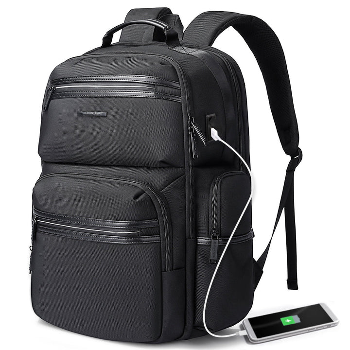 Zaino Uomo per Laptop Business con Porta USB e Tasche Viaggio - Vesarelli