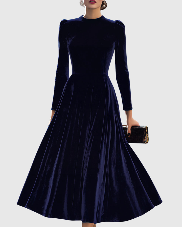 Abito Midi Donna Cerimonia Elegante Vestibilità Classica - Vesarelli