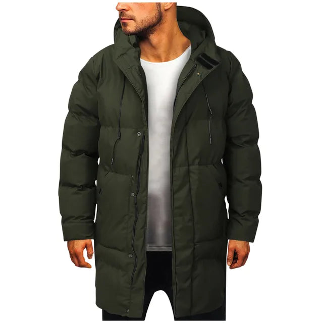 Cappotto Lungo Invernale Resistente Per Uomo | Zelina Verde