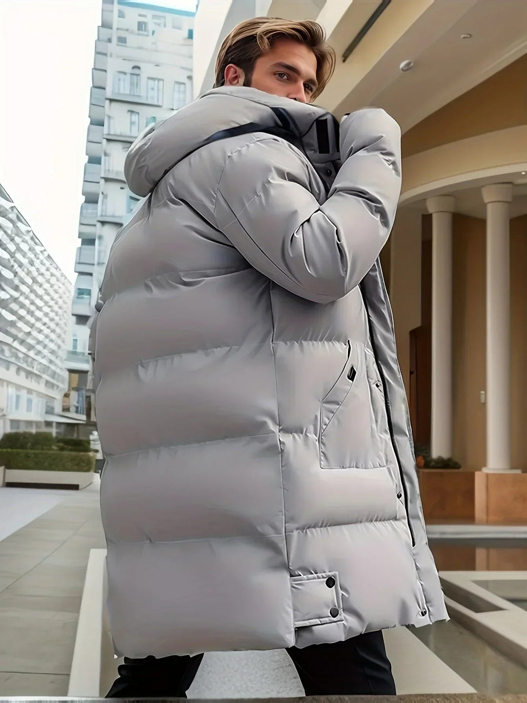 Cappotto Lungo Invernale Resistente Per Uomo | Zelina