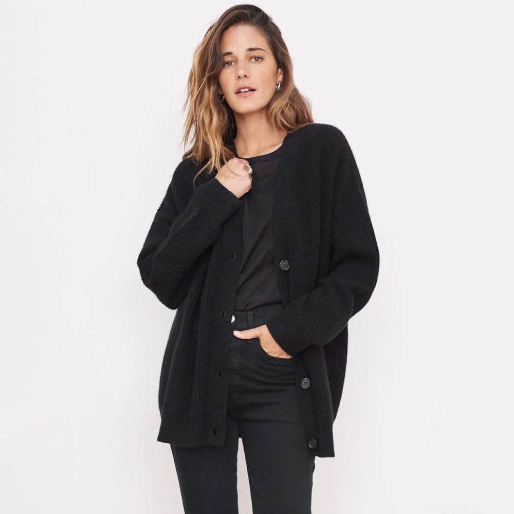 Zelvani | Cardigan Lungo In Cashmere Morbido