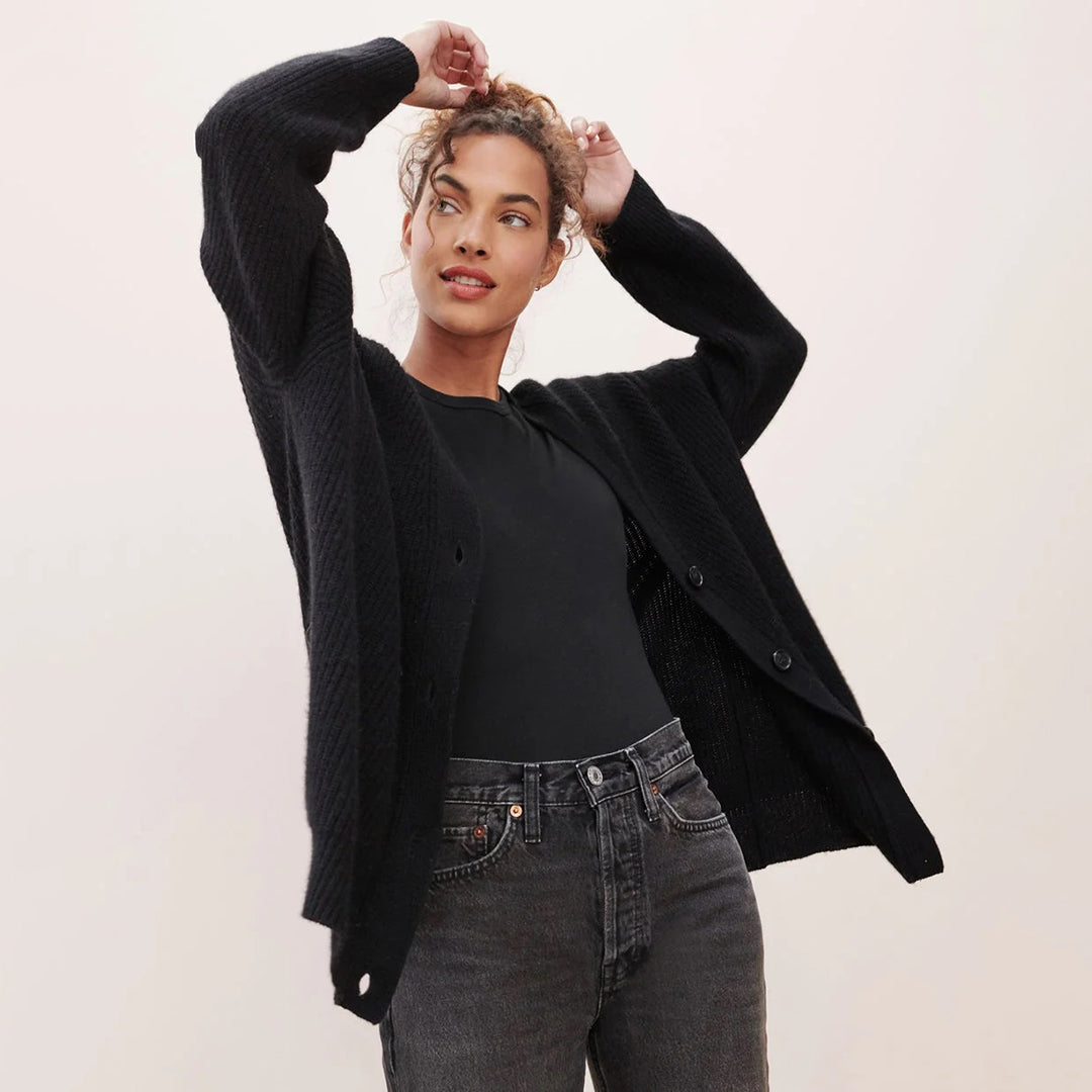 Zelvani | Cardigan Lungo In Cashmere Morbido