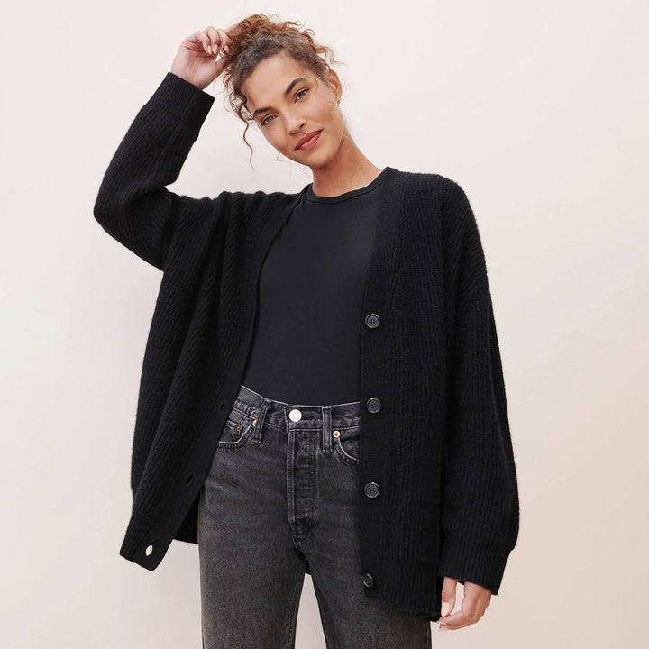 Zelvani | Cardigan Lungo In Cashmere Morbido