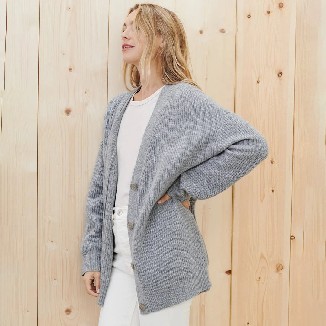 Zelvani | Cardigan Lungo In Cashmere Morbido